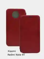 Красный чехол-книжка XIAOMI 10TPro, 11Pro, Note 10 Lite,Redmi 9, 9A, 9T/PocoM3, Note 10, Note 9T