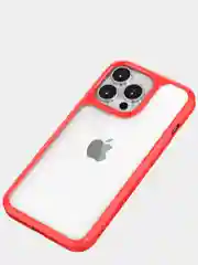 Красный противоударный, прозрачный чехол на iPhone 13 / 13 Pro / 13 Pro max / 13 mini