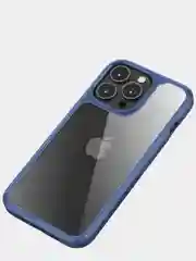 Синий противоударный, прозрачный чехол на iPhone 13 / 13 Pro / 13 Pro max / 13 mini