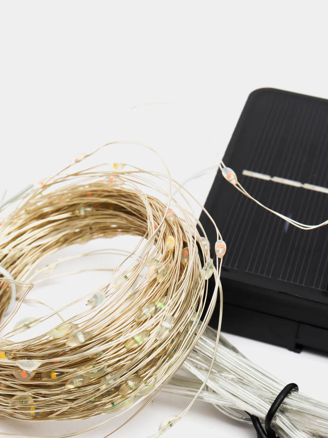Белый гирлянда LED на солнечных батареях, 100LED,  200LED,  300LED