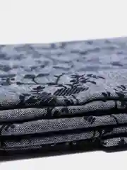 Синий меланж скатерть прямоугольная, хлопок 100%, 180*220