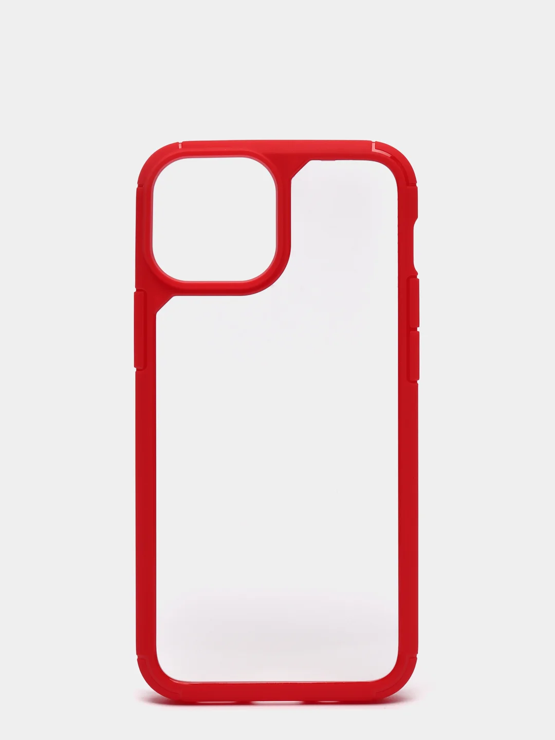 Красный противоударный, прозрачный чехол на iPhone 13 / 13 Pro / 13 Pro max / 13 mini