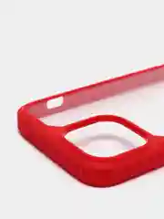 Красный противоударный, прозрачный чехол на iPhone 13 / 13 Pro / 13 Pro max / 13 mini