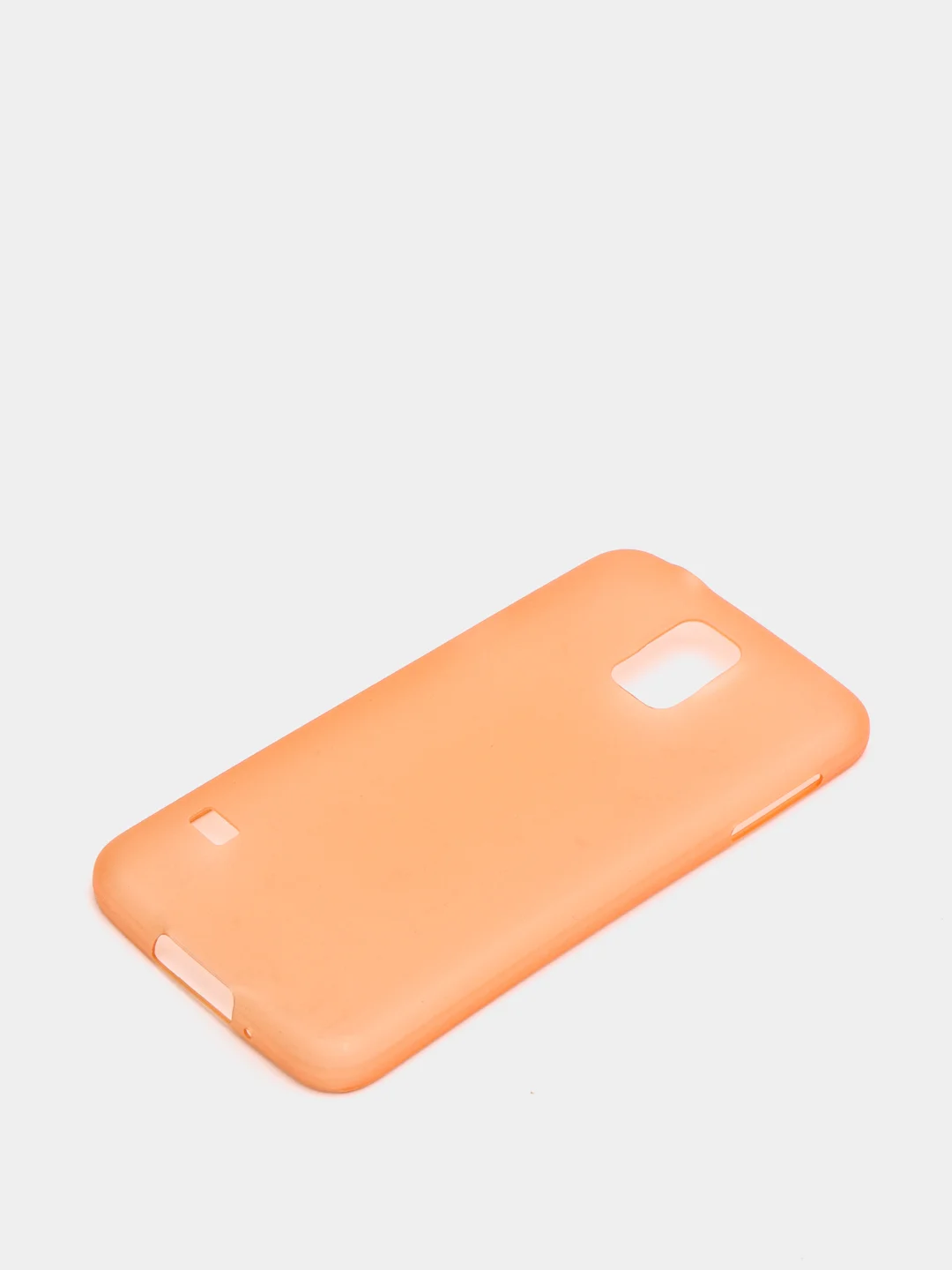 Оранжевый чехол Samsung S5 пластиковый