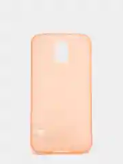 Оранжевый чехол Samsung S5 пластиковый