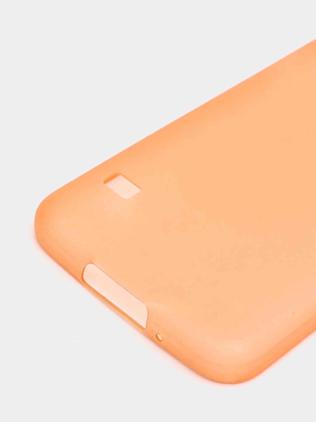 Оранжевый чехол Samsung S5 пластиковый