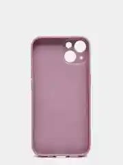 Бежевый меланж чехол для  iPhone 13, Айфон 13 силиконовый со стеклянной панелью