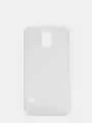 Белый чехол Samsung S5 пластиковый