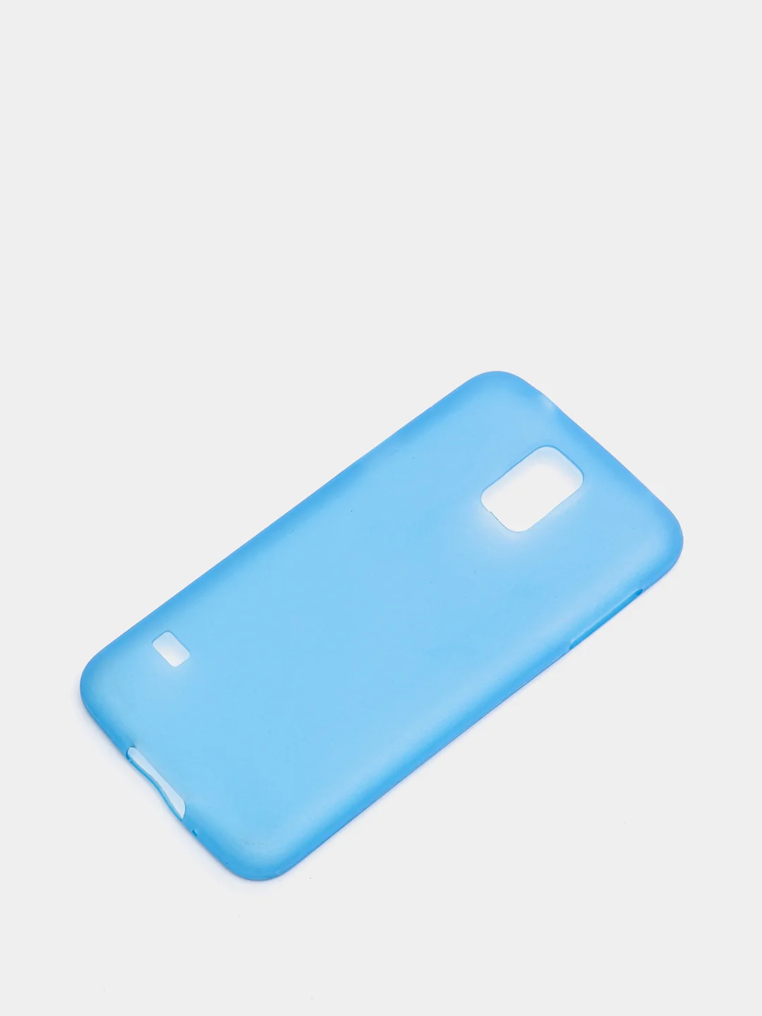 Светло-синий чехол Samsung S5 пластиковый