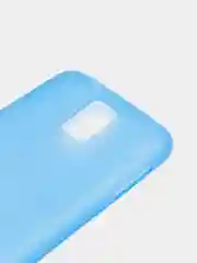 Светло-синий чехол Samsung S5 пластиковый