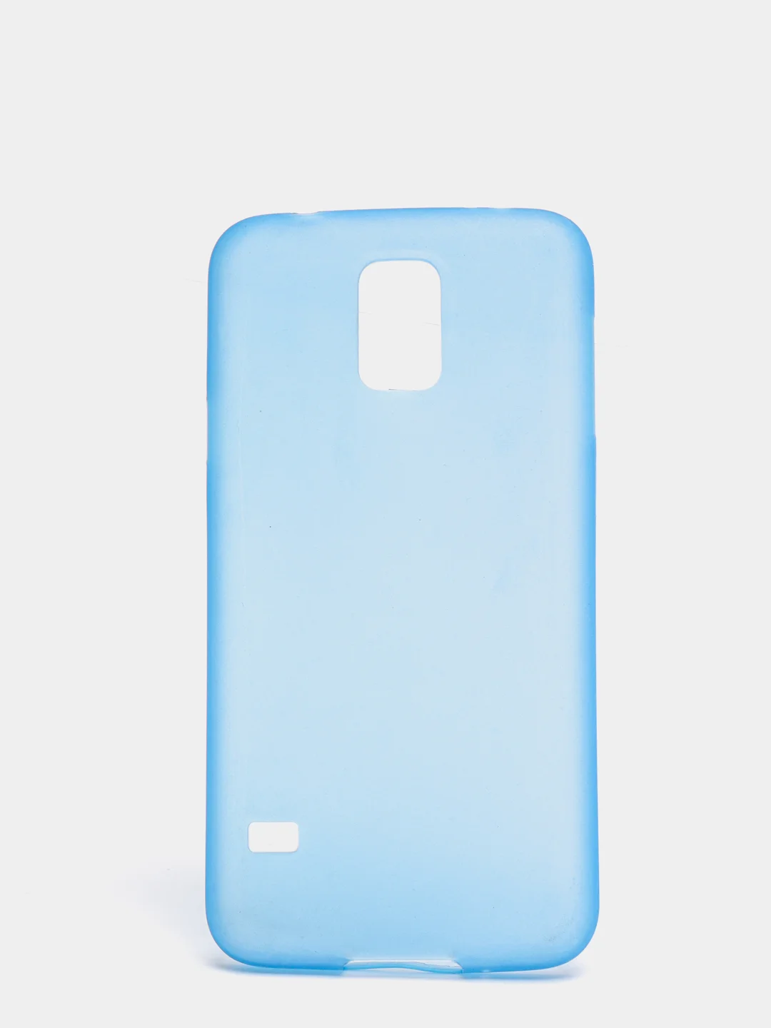 Светло-синий чехол Samsung S5 пластиковый