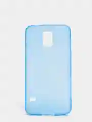 Светло-синий чехол Samsung S5 пластиковый