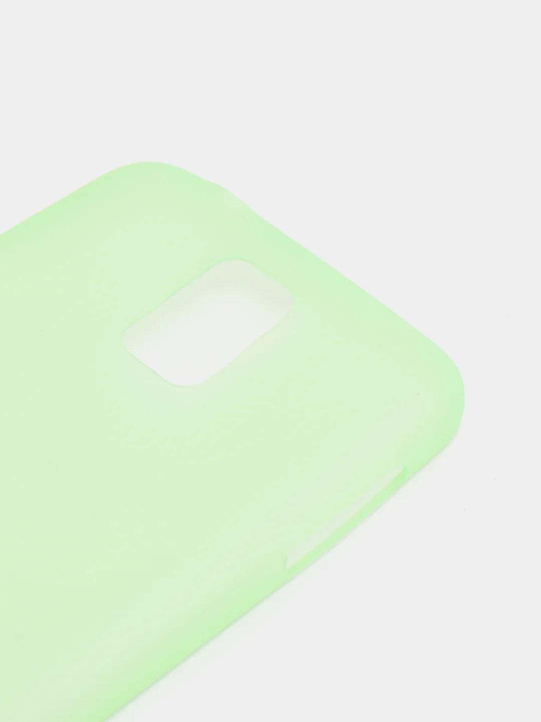 Зеленый чехол Samsung S5 пластиковый