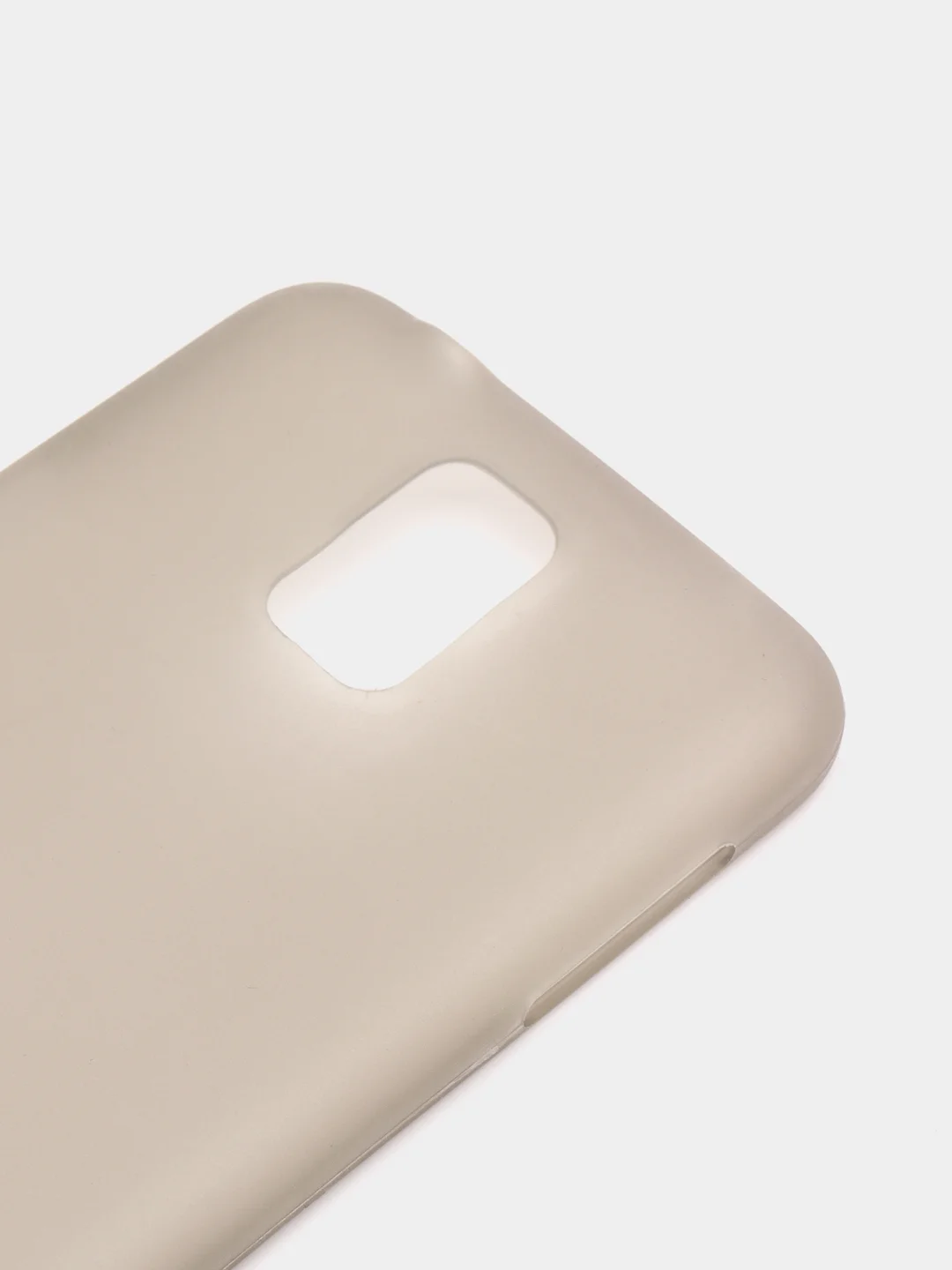 Серый чехол Samsung S5 пластиковый
