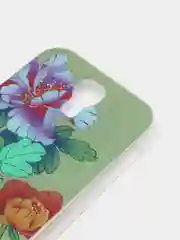 Зеленый чехол Samsung S4  пластиковый