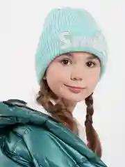 Бирюзовый шапка Minzy Smile, ангора