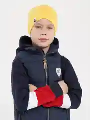 Желтый детская шапка весна-осень
