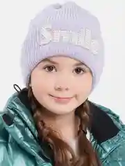 Лавандовый шапка Minzy Smile, ангора