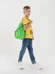 Лайм мешок (сумка, рюкзак) для вещей и сменной обуви