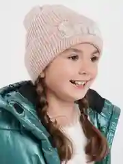 Пудровый шапка Minzy Smile, ангора