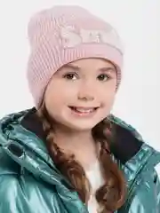 Пастельно-коралловый шапка Minzy Smile, ангора