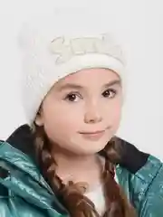 Белый шапка Minzy Smile, ангора