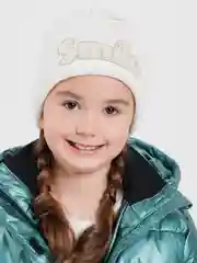 Белый шапка Minzy Smile, ангора