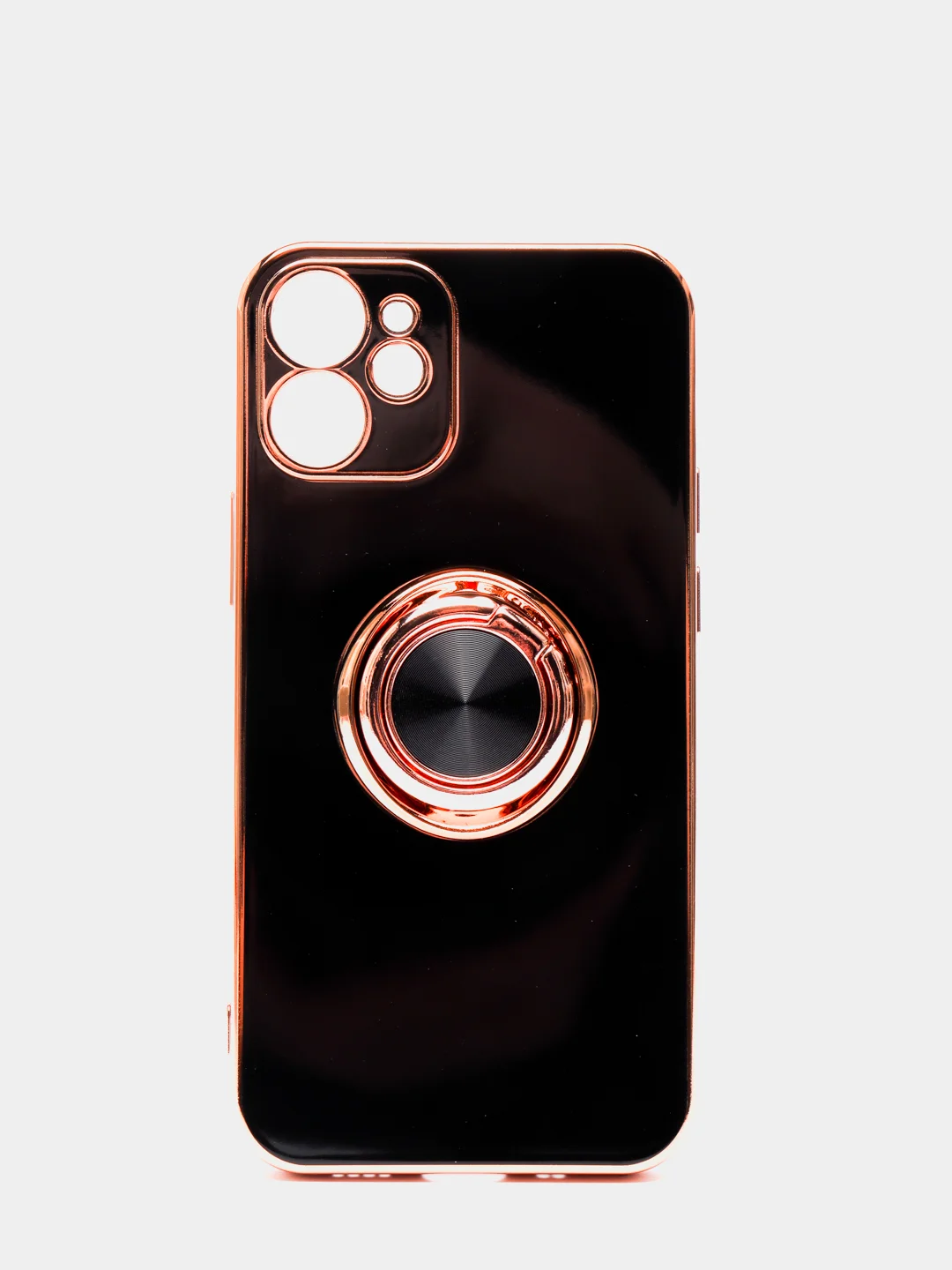 Черный чехол для Apple iPhone с кольцом для 6/6S/ 7/8 plus/11/11pro/ XR/XS/SE/ 12/12 Pro Max