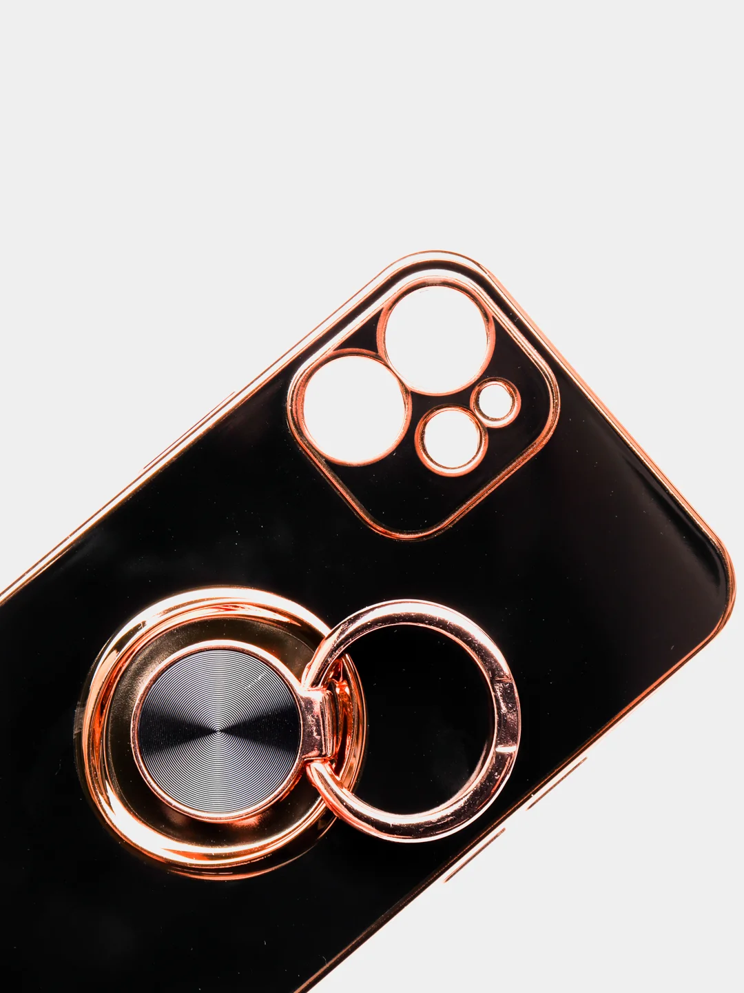 Черный чехол для Apple iPhone с кольцом для 6/6S/ 7/8 plus/11/11pro/ XR/XS/SE/ 12/12 Pro Max