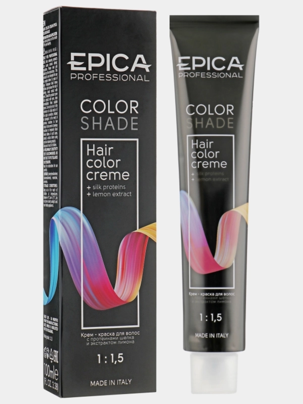 Стойкая крем-краска 7УГТ Epica Professional Color Shade Hair Color Cream