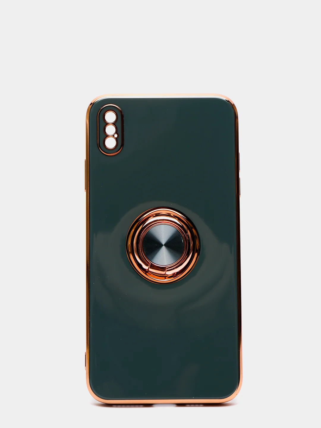 Зеленый чехол для Apple iPhone с кольцом для 6/6S/ 7/8 plus/11/11pro/ XR/XS/SE/ 12/12 Pro Max