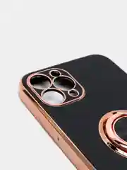Черный чехол для Apple iPhone с кольцом для 6/6S/ 7/8 plus/11/11pro/ XR/XS/SE/ 12/12 Pro Max