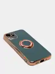 Зеленый чехол для Apple iPhone с кольцом для 6/6S/ 7/8 plus/11/11pro/ XR/XS/SE/ 12/12 Pro Max
