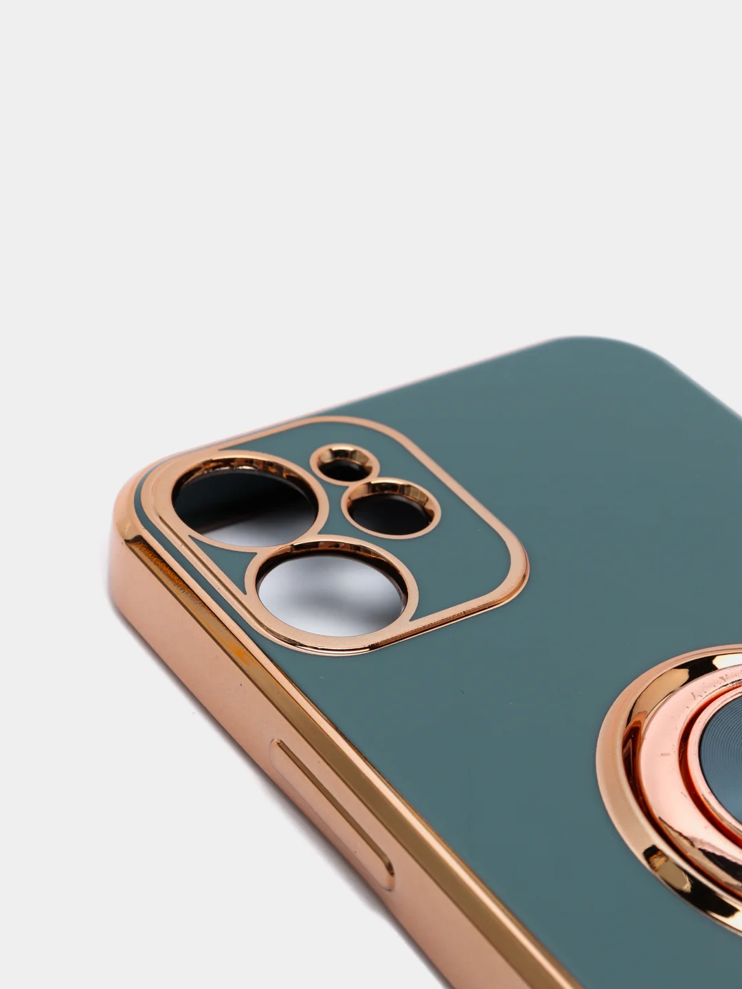 Зеленый чехол для Apple iPhone с кольцом для 6/6S/ 7/8 plus/11/11pro/ XR/XS/SE/ 12/12 Pro Max