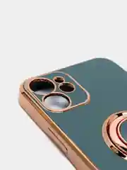 Зеленый чехол для Apple iPhone с кольцом для 6/6S/ 7/8 plus/11/11pro/ XR/XS/SE/ 12/12 Pro Max