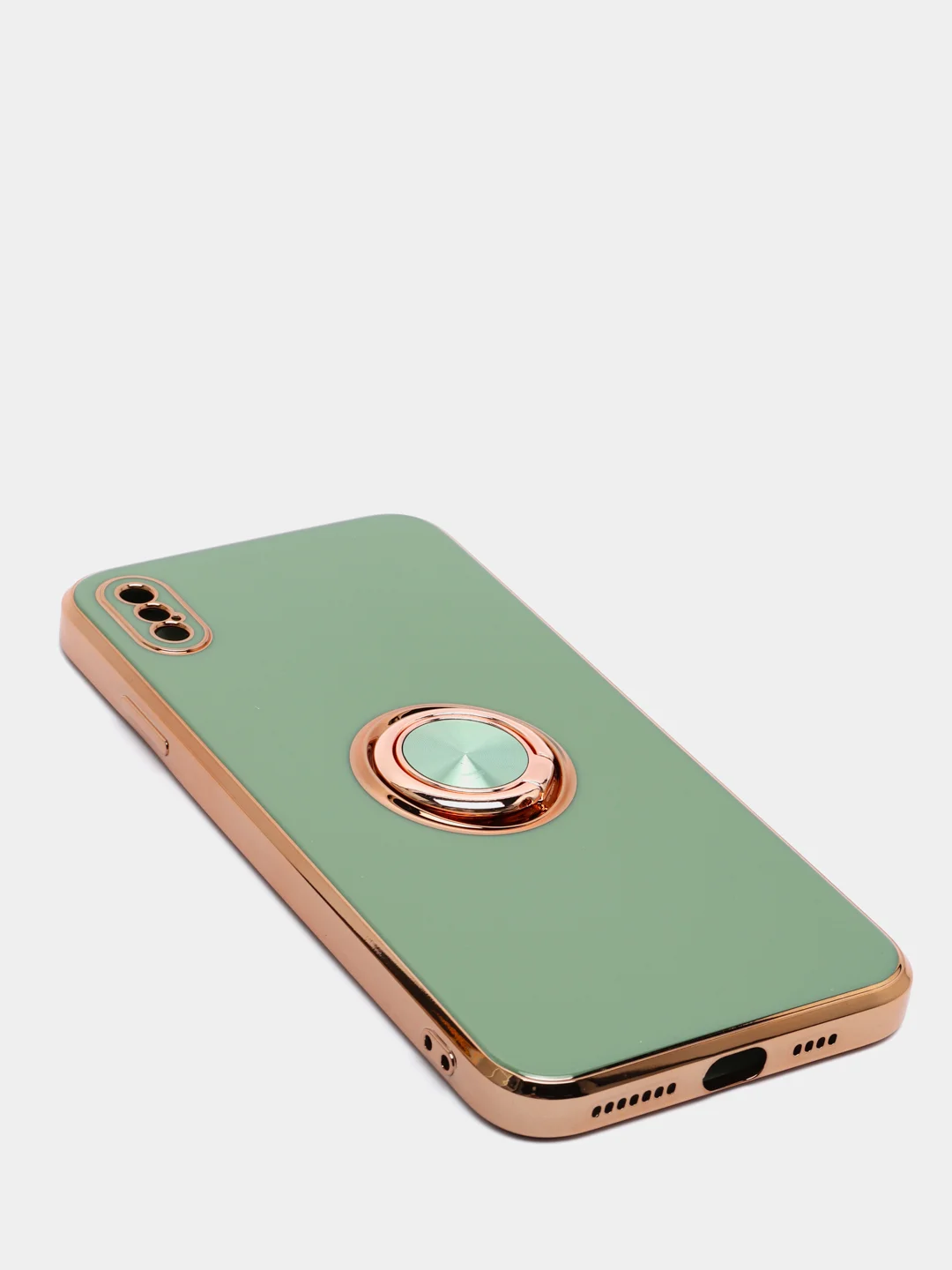 Мятный чехол для Apple iPhone с кольцом для 6/6S/ 7/8 plus/11/11pro/ XR/XS/SE/ 12/12 Pro Max