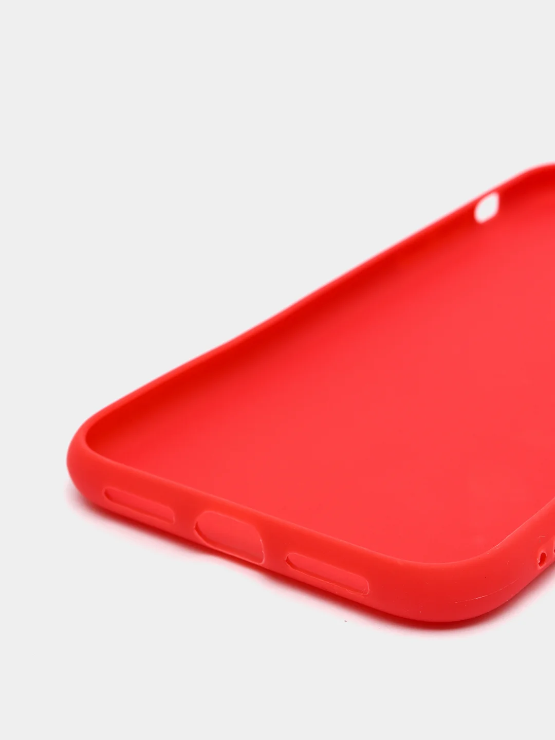 Красный чехол для iPhone 5s, 6, 7, 8 Plus, SE 20, X, XS, XR, 11 Pro Max, 12 Mini, 13, силиконовый
