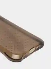 Тёмно-коричневый чехол силиконовый Samsung J1 2015