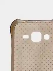 Тёмно-коричневый чехол силиконовый Samsung J1 2015