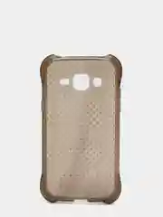 Тёмно-коричневый чехол силиконовый Samsung J1 2015