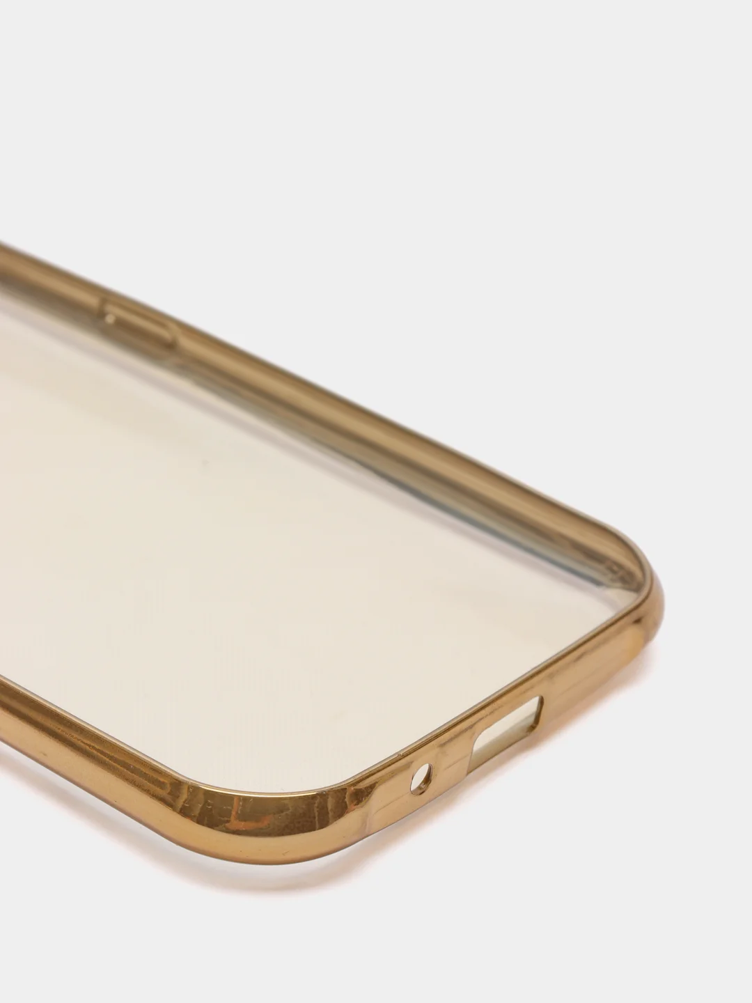 Золотой чехол силиконовый Samsung J1 2015