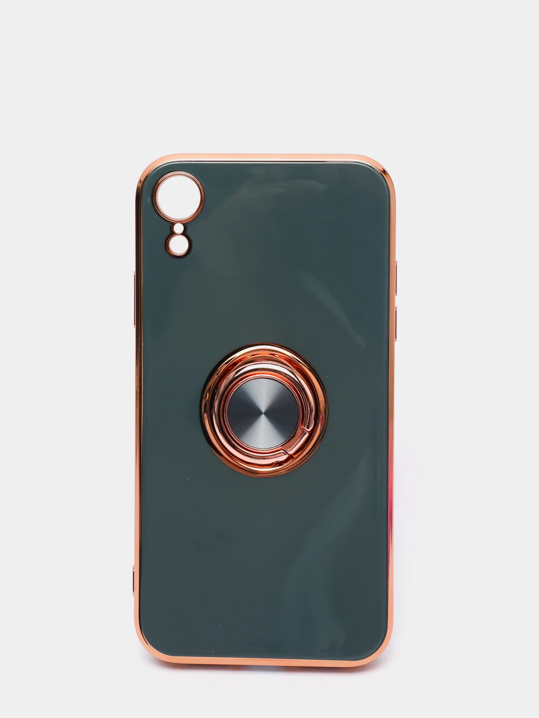 Зеленый чехол для Apple iPhone с кольцом для 6/6S/ 7/8 plus/11/11pro/ XR/XS/SE/ 12/12 Pro Max