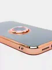 Зеленый чехол для Apple iPhone с кольцом для 6/6S/ 7/8 plus/11/11pro/ XR/XS/SE/ 12/12 Pro Max