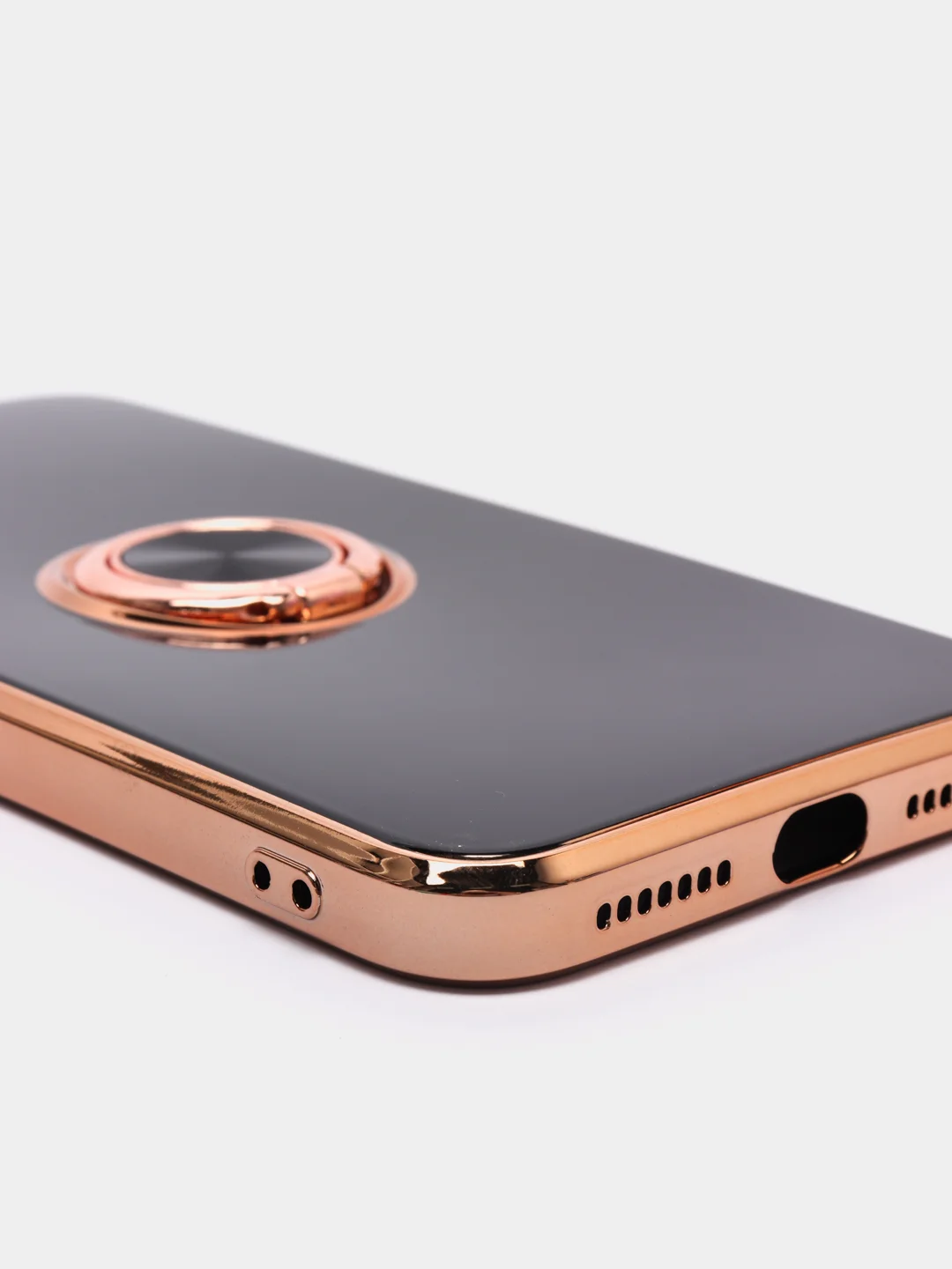 Черный чехол для Apple iPhone с кольцом для 6/6S/ 7/8 plus/11/11pro/ XR/XS/SE/ 12/12 Pro Max