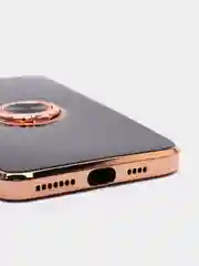 Черный чехол для Apple iPhone с кольцом для 6/6S/ 7/8 plus/11/11pro/ XR/XS/SE/ 12/12 Pro Max