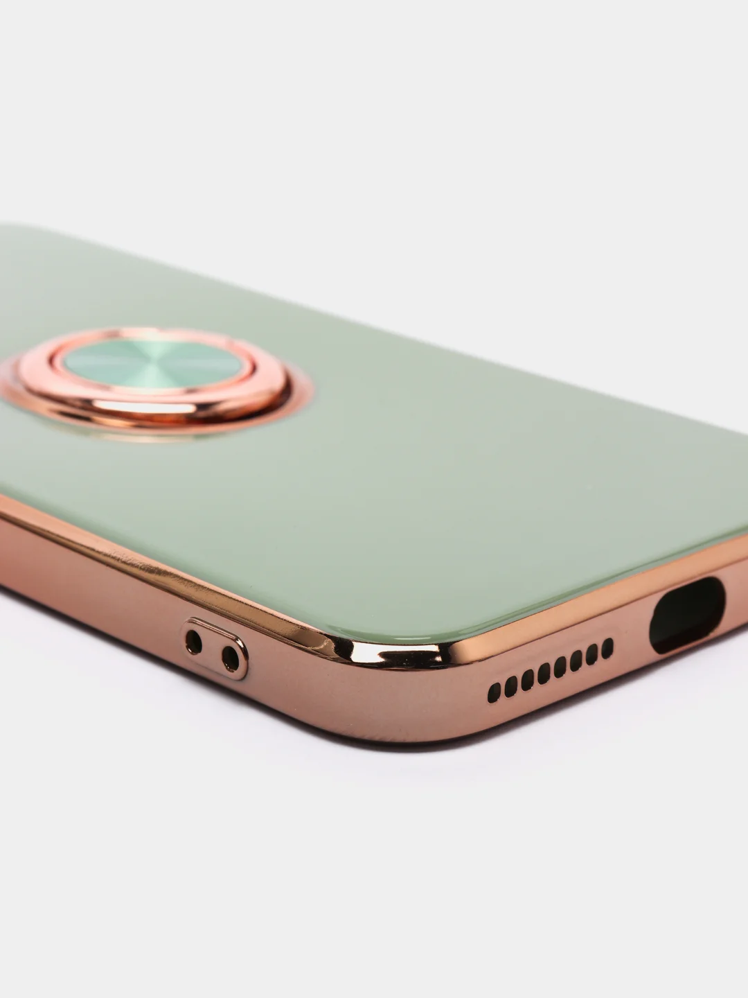 Мятный чехол для Apple iPhone с кольцом для 6/6S/ 7/8 plus/11/11pro/ XR/XS/SE/ 12/12 Pro Max