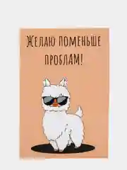 Открытка "Желаю поменьше проблам!"