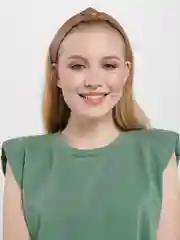 Коричневый кожаный ободок