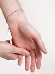 Серебряный мужской браслет, цепочка на руку