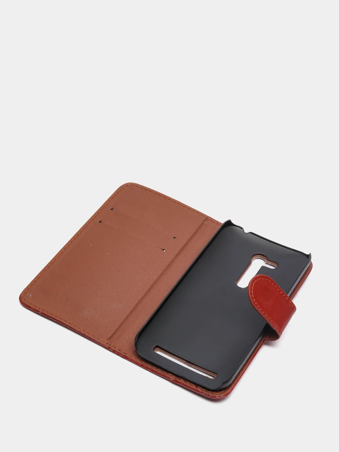 Коричневый чехол книжка/флип ASUS ZENFONE ZB 450 KL